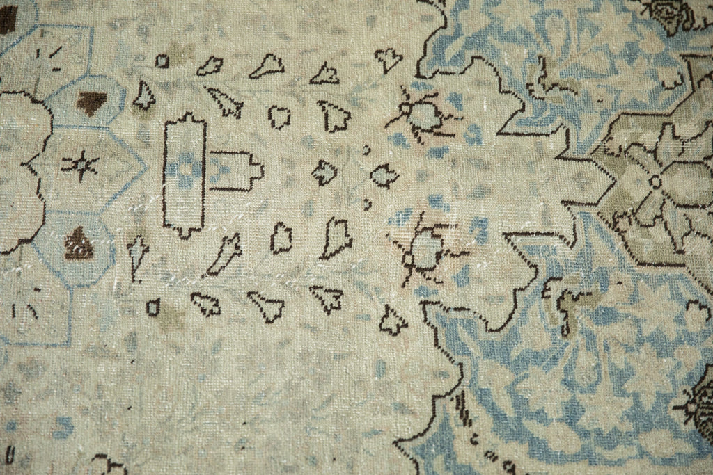 9x12.5 Vintage Distressed Tabriz Carpet